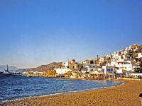 The town of Mykonos on the eponymous island in the Aegean Sea